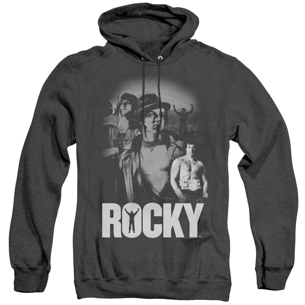 Rocky - Making Of A Champ Adult Heather Hoodie