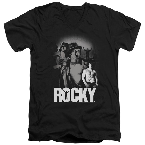 Rocky - Making Of A Champ Adult Slim Fit V Neck Cotton