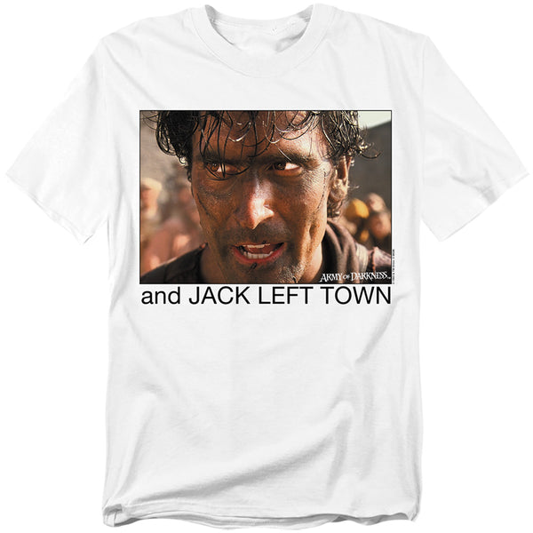 Army Of Darkness - Jack Left Town Adult Regular Fit Short Sleeve