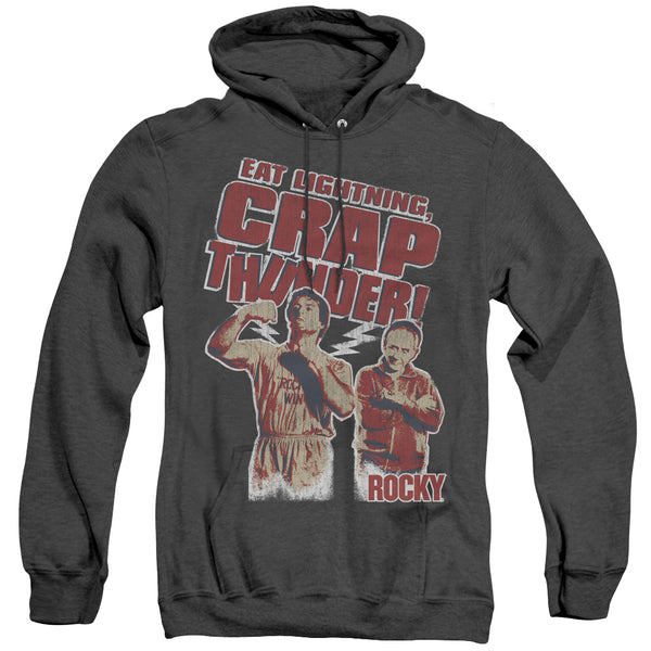 Rocky - Eat Lightning Adult Heather Hoodie