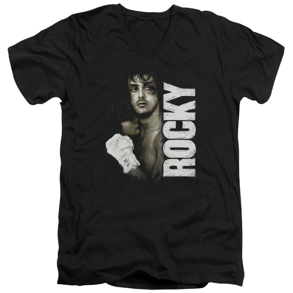 Rocky - Painted Rocky Adult Slim Fit V Neck Cotton