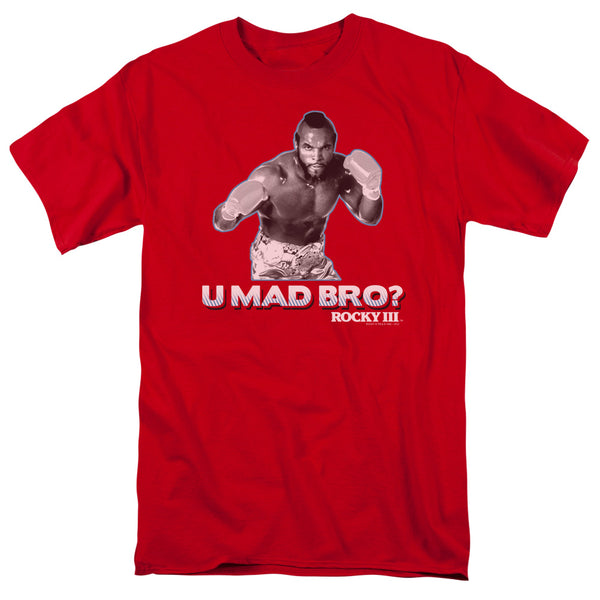 Rocky III - U Mad Bro Adult Regular Fit Short Sleeve