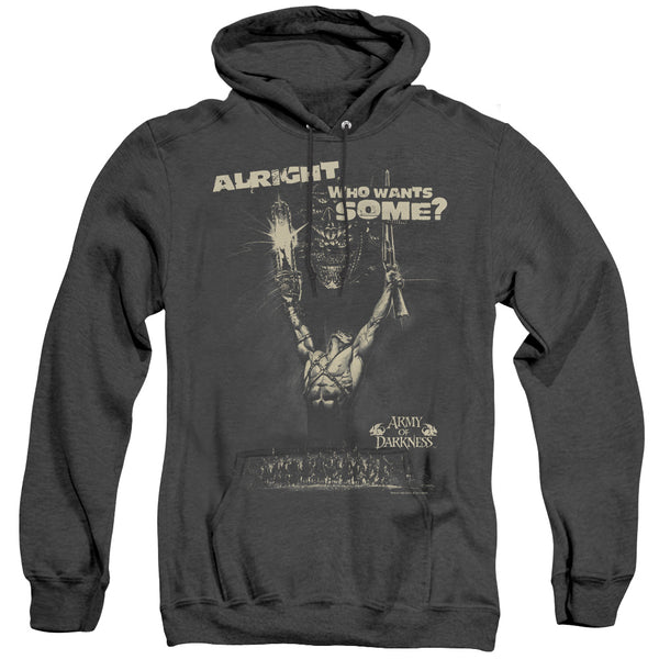 Army Of Darkness - Want Some Adult Heather Hoodie