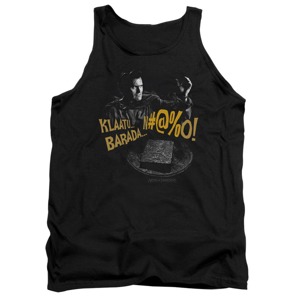 Army Of Darkness - Klaatu...Barada Adult Tank Top