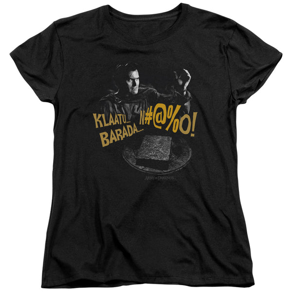 Army Of Darkness - Klaatu...Barada Women's Short Sleeve