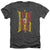 Rocky IV - IVan Adult Regular Fit Heather Short Sleeve