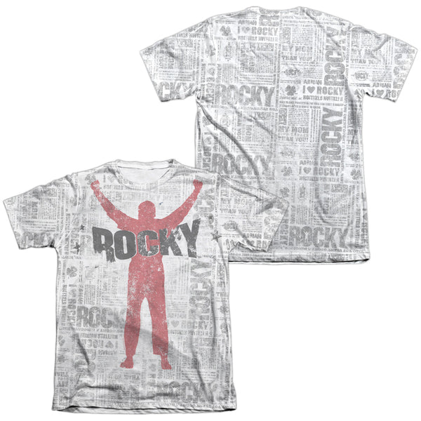 Rocky - News Press (Front - Back Print) Adult Regular Fit Short Sleeve 65 - 35 Poly - Cotton
