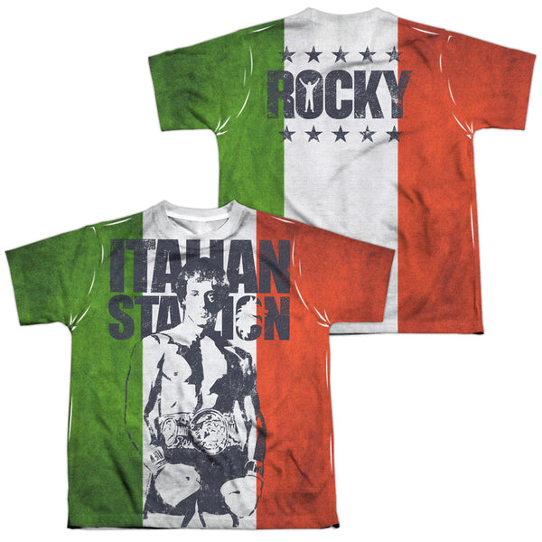 Rocky - Stallion (Front - Back Print) Youth Short Sleeve 100% Poly