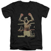 Rocky III - Clubber Adult Slim Fit V Neck Cotton