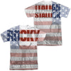 Rocky - America (Front - Back Print) Adult Regular Fit Short Sleeve 100% Poly