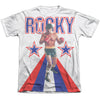 Rocky - Red White And Blue Adult Regular Fit Short Sleeve 65 - 35 Poly - Cotton