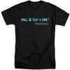 Wargames - Shall We Adult Tall Fit Short Sleeve