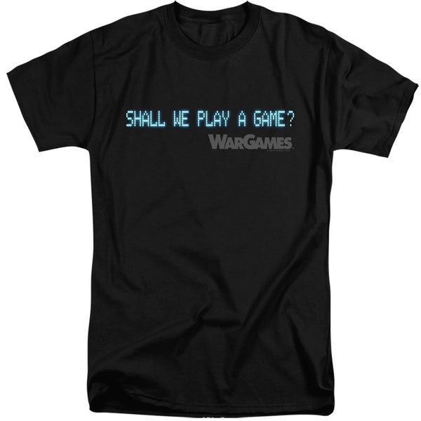 Wargames - Shall We Adult Tall Fit Short Sleeve