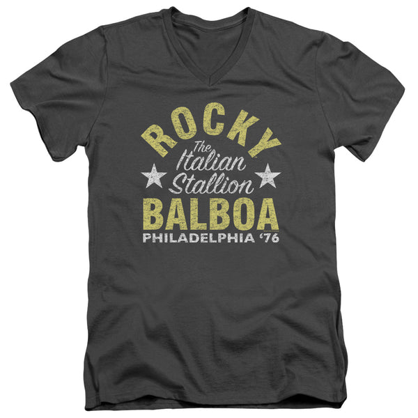 Rocky - Rocky Philly Adult Slim Fit V Neck Cotton