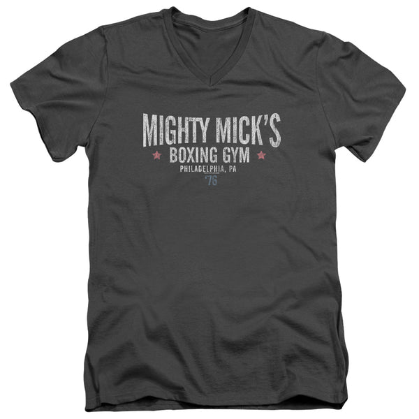 Rocky - Mighty Micks Boxing Gym Adult Slim Fit V Neck Cotton