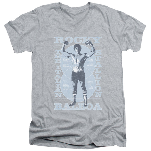 Rocky - Gun Show Adult Slim Fit V Neck Cotton