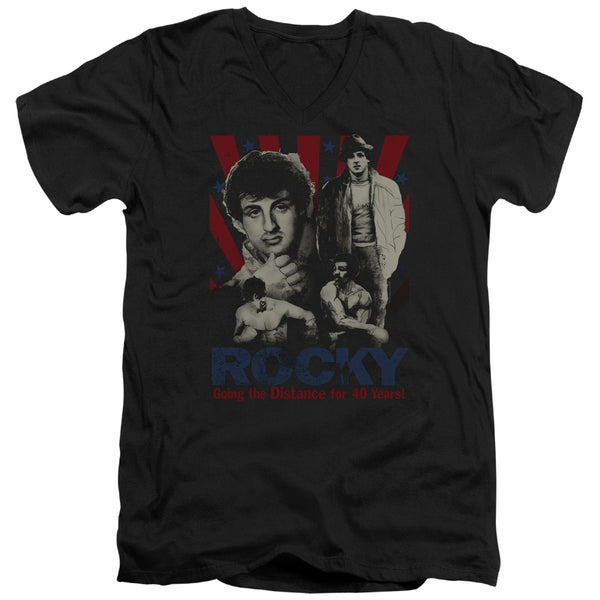 Rocky - Going The Distance Adult Slim Fit V Neck Cotton