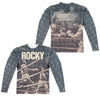 Rocky - Battle (Front - Back Print) L - S Adult Poly Crew