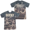 Rocky - Battle (Front - Back Print) Adult Regular Fit Short Sleeve 100% Poly