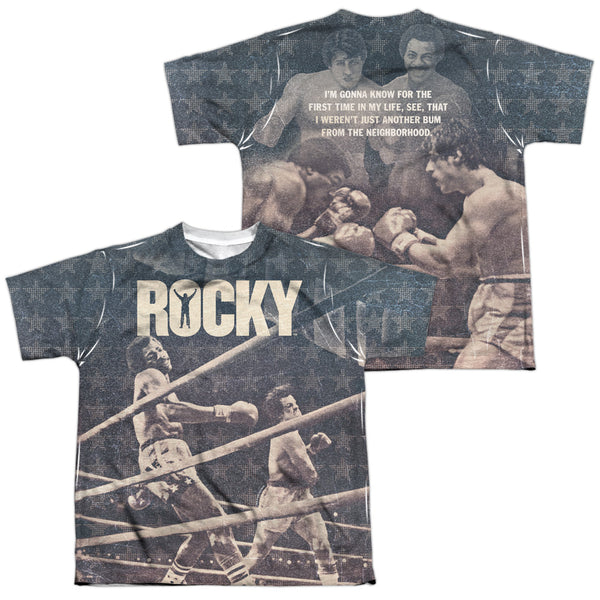 Rocky - Battle (Front - Back Print) Youth Short Sleeve 100% Poly