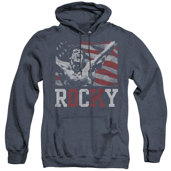 Rocky - Flag Champion Adult Heather Hoodie