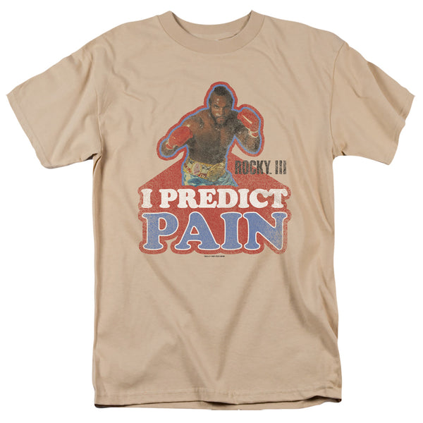 Rocky III - I Predict Pain Adult Regular Fit Short Sleeve