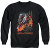 Army Of Darkness - Painted Evil Adult Crewneck Sweatshirt