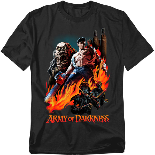 Army Of Darkness - Painted Evil Adult Regular Fit Short Sleeve