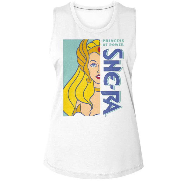 She Ra Crop-Ladies Muscle Tank