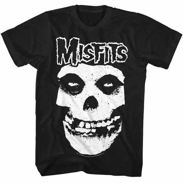Misfits Logo Outline Skull- S/S Tshirt