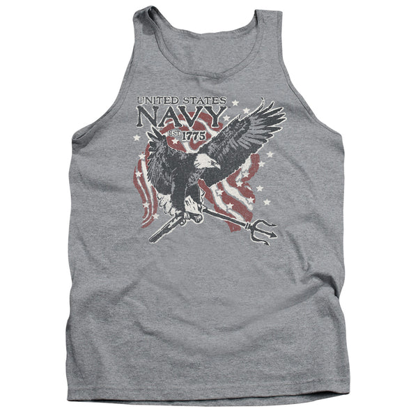 Navy - Trident Adult Tank Top