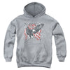 Navy - Trident Youth Hooded Sweatshirt