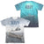 Navy - Over And Under (Front - Back Print) Adult Regular Fit Short Sleeve 65 - 35 Poly - Cotton
