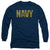 Navy - Logo Adult Long Sleeve