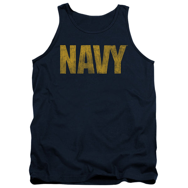 Navy - Logo Adult Tank Top