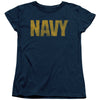 Navy - Logo Women's Short Sleeve