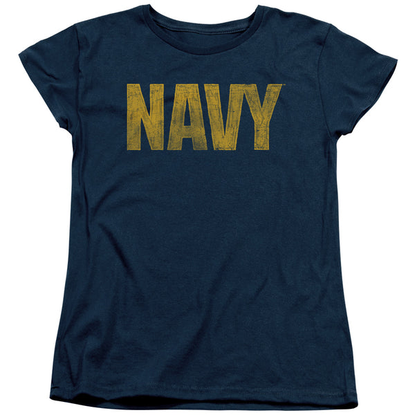 Navy - Logo Women's Short Sleeve