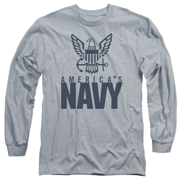 Navy - Eagle Logo Adult Long Sleeve