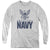 Navy - Eagle Logo L - S Youth