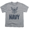 Navy - Eagle Logo Youth Short Sleeve