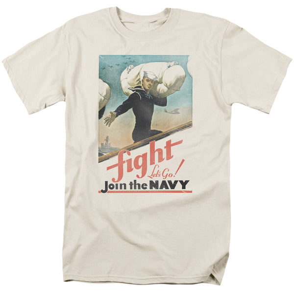 Navy - Fight Lets Go Adult Regular Fit Short Sleeve