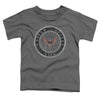 Navy - Rough Emblem Toddler Short Sleeve