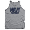 Navy - Girlfriend Adult Tank Top