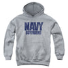 Navy - Boyfriend Youth Hooded Sweatshirt