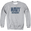 Navy - Husband Adult Crewneck Sweatshirt