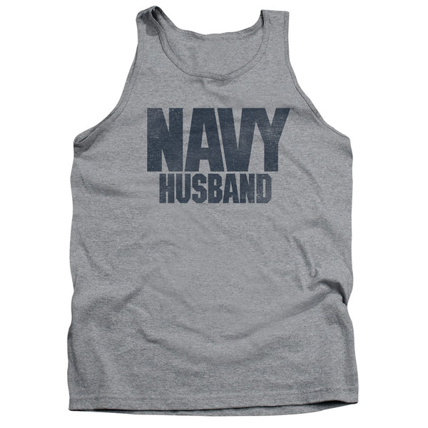 Navy - Husband Adult Tank Top