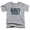 Navy - Husband Toddler Short Sleeve