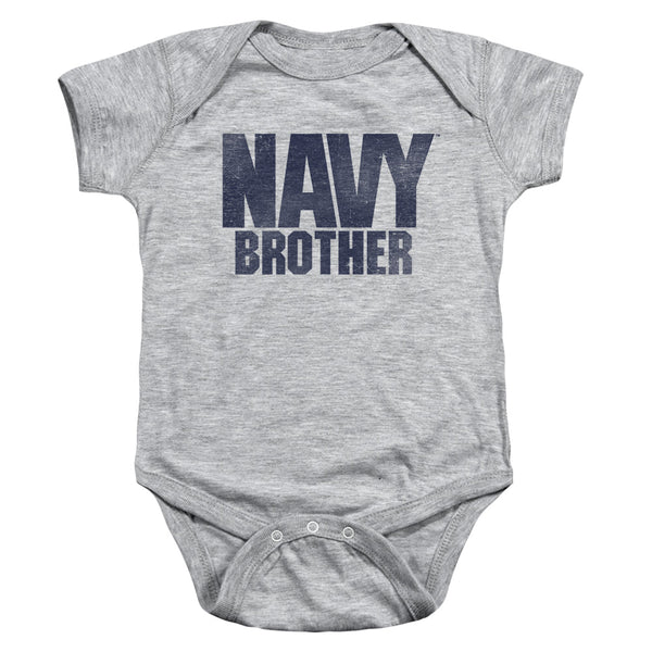 Navy - Brother Infant Snapsuit