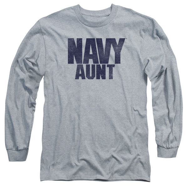 Navy - Aunt Adult Long Sleeve