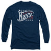 Navy - Stars Adult Long Sleeve